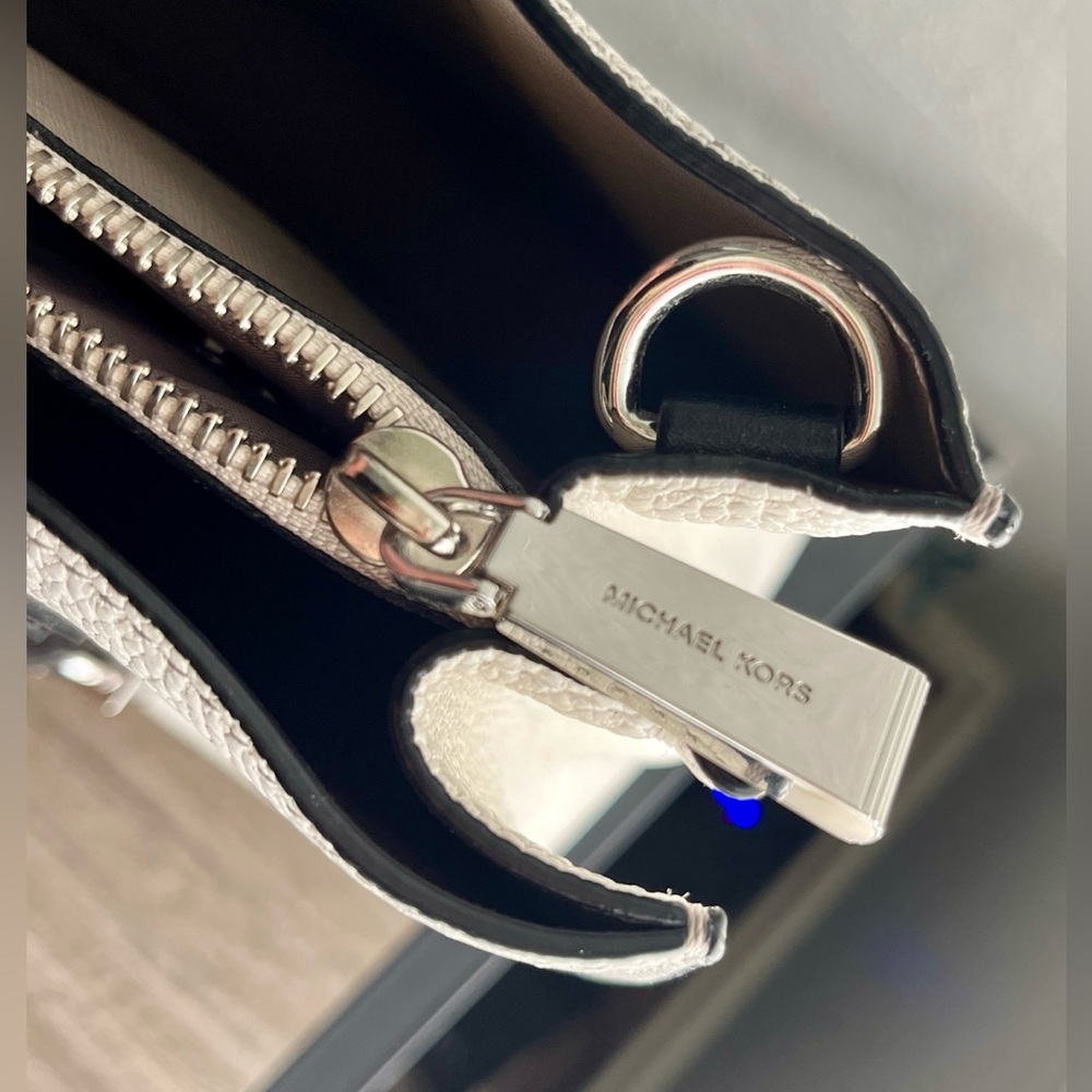 Michael Kors Satchel Bag (Black, Taupe, White) - Picture 9 of 17